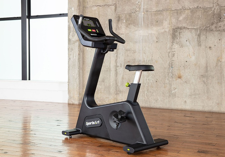 SportsArt Prime Line Eco-Natural C573U upright cycle - zelf aangedreven - LED display
