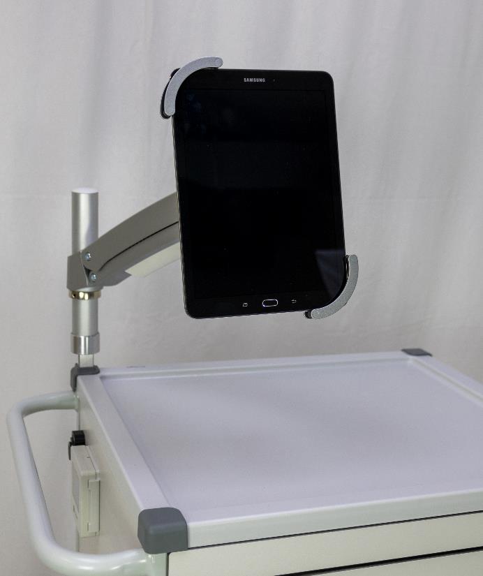 Wiegand houder voor tablet 10-14 inch - nieuw model - flexibele arm - 1 st