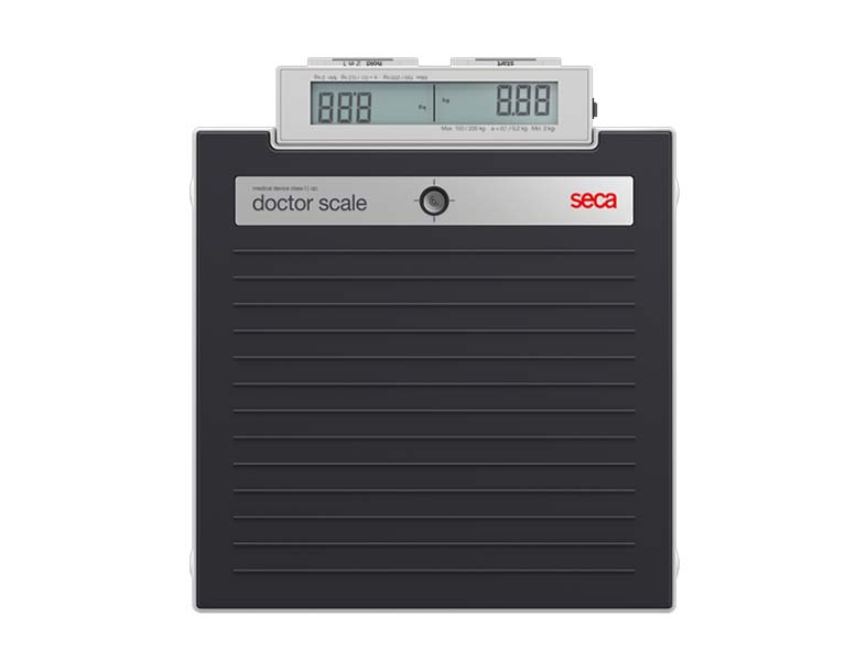 Seca 878 digitale mobiele opstapweegschaal met dubbel display - klasse III - 1 st