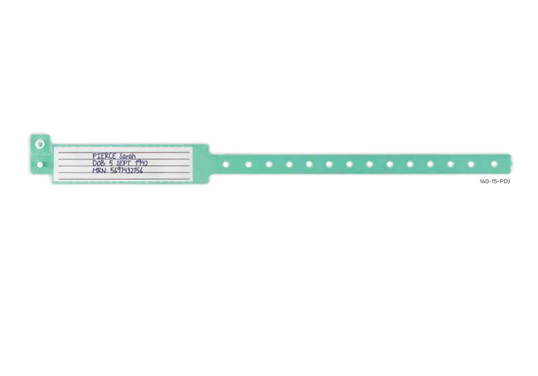 Identificatie armbandjes -volwassenen - wit - 250 st