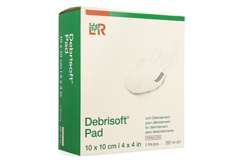 Debrisoft® Pad - steriel - 10 x 10 cm - 5 st