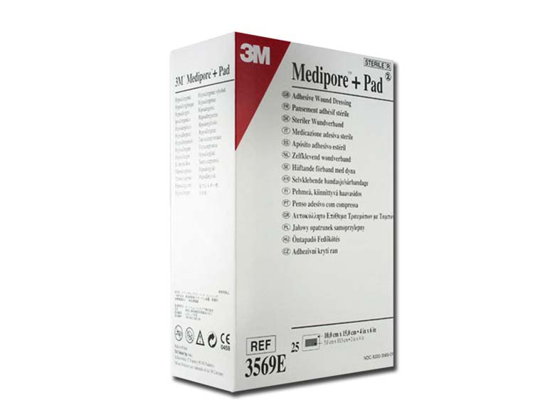 3M™ Medipore™ + pad - 10 x 15 cm - 1 x 25 pcs