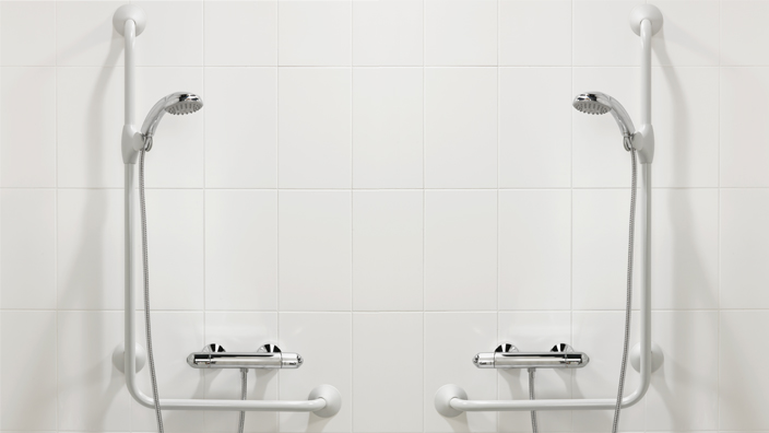 Linido wandbeugel 90° rechts - 560 x 1130 mm - antranciet - 1 st