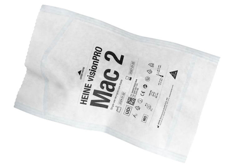 HEINE visionPRO Mac 2 - Single-Use laryngoscoopblad - 10 st