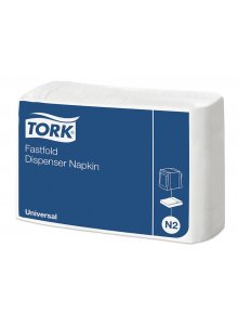 Tork servettes universelles pour distributeur N2 - 1-plis - 30 x 25 cm - blanc - 1 pc