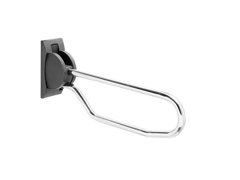 Appui rabattable 70 cm - inox poli - anthracite - 1 pc