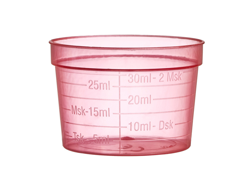 medicatiepotjes - breed - 30 ml - transparant