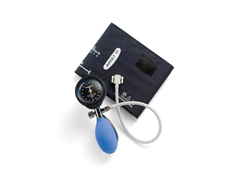WelchAllyn tensiomètre manuel ds55 - poire bleu - 1 tuyau - brassard flexiport taille 11 - étui - 1 pc