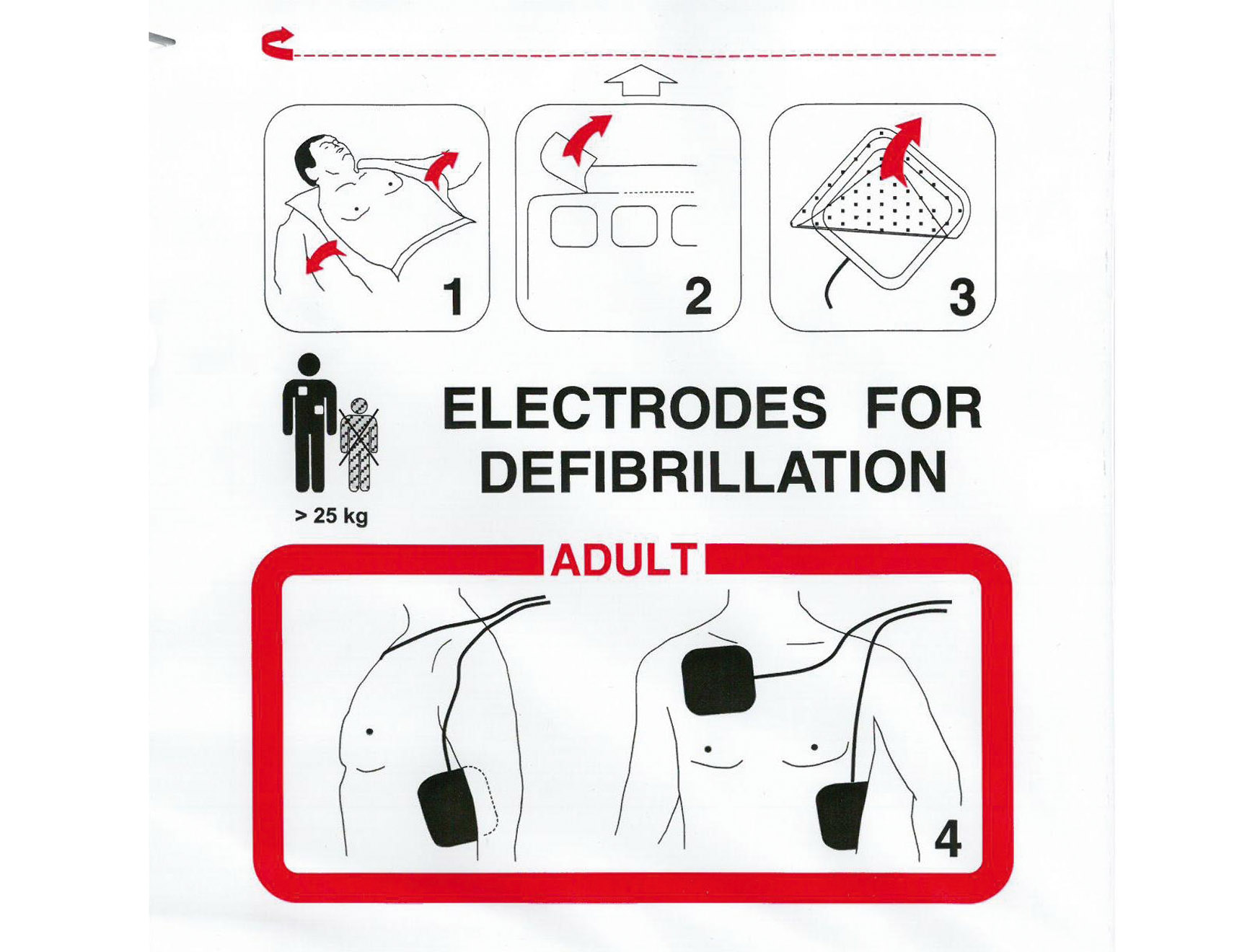 Schiller Defipads adultes FRED easy/DG4000/DG5000 - 1 pc