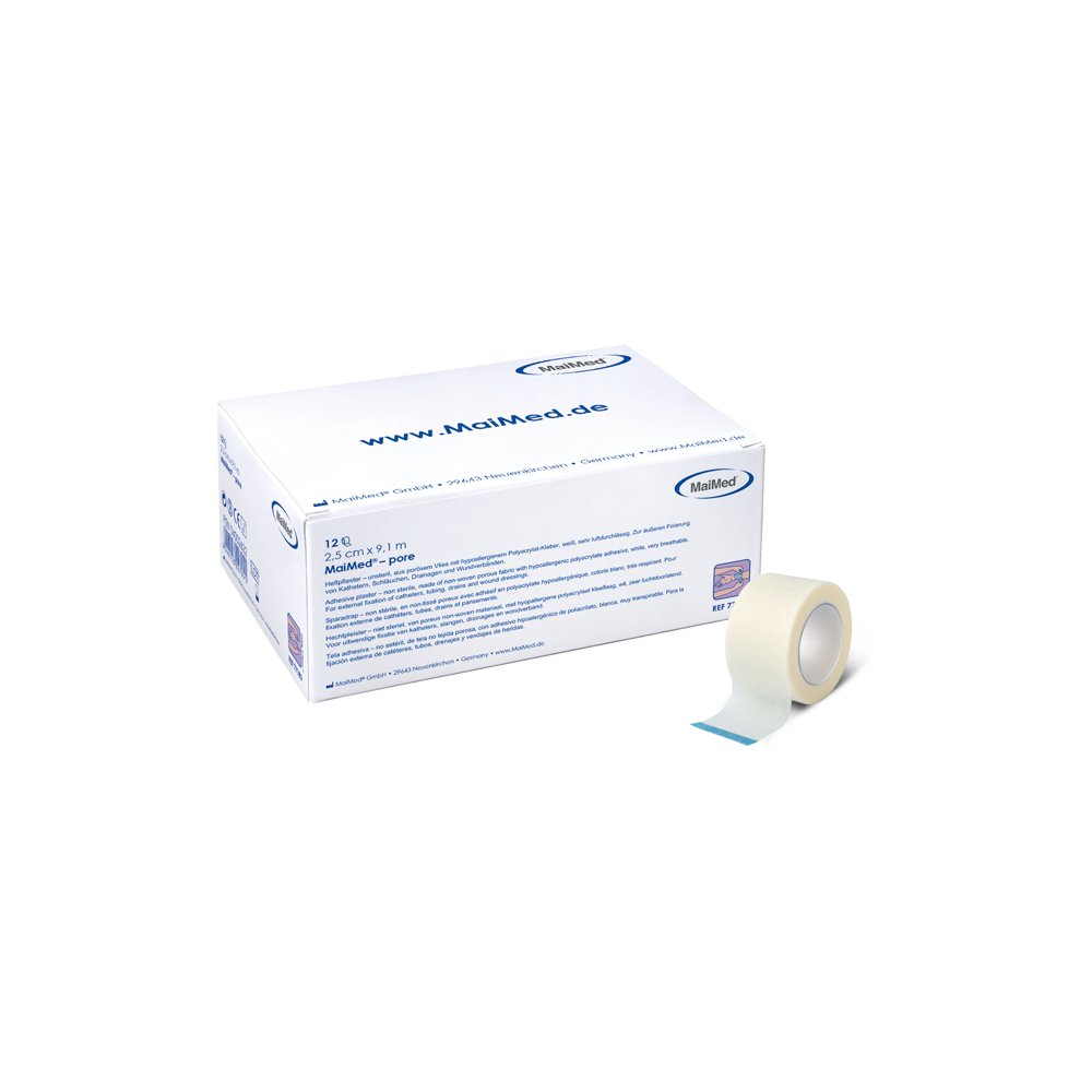 MaiMed®-pore - 2,5 cm x 9,14 m - 1 x 12 st