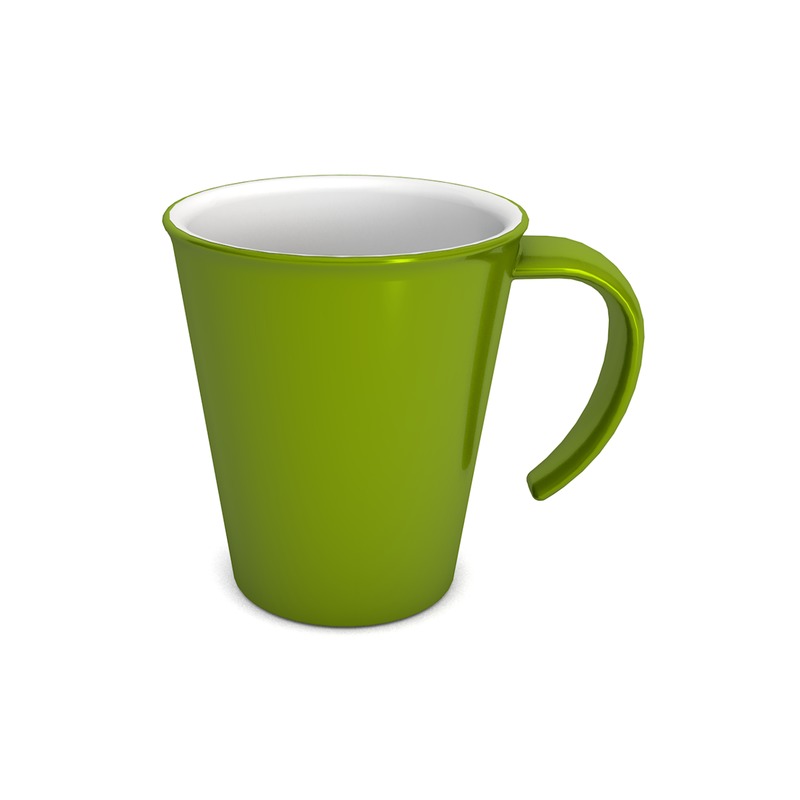 Koffiebeker PBT 1201 - groen - 350 ml - 1 st