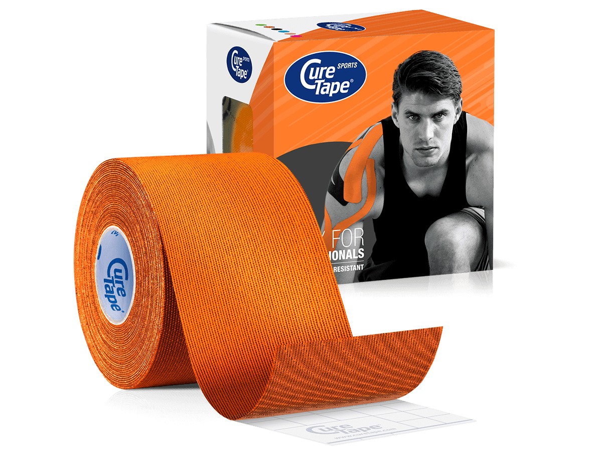 CureTape® Sports - 5 cm x 5 m - orange - 6 pcs