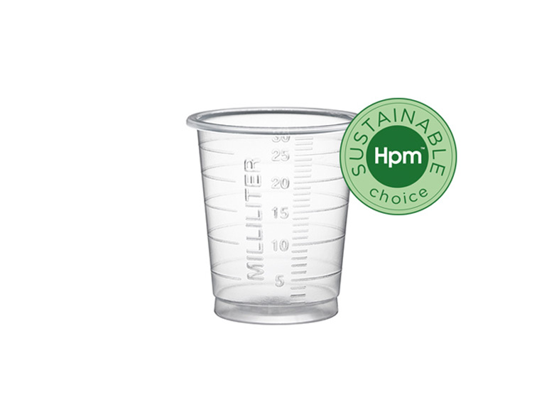 Eco medicatiepotjes - hoog - 30 ml - transparant