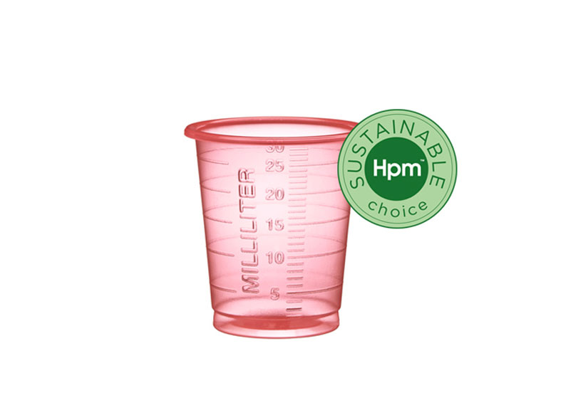 Eco medicatiepotjes - hoog - 30 ml - transparant