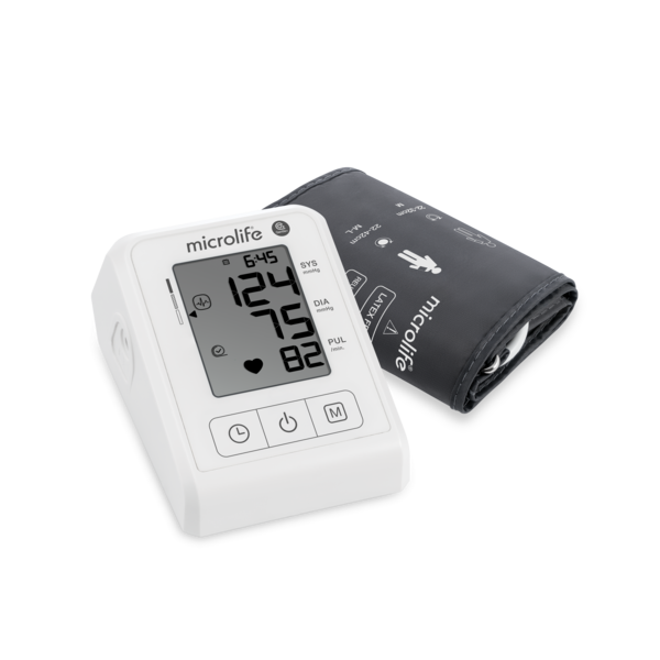Digitale bloeddrukmeter BP B1 Classic - geheugen 30 metingen - flexibele manchet met bereik 22-42 cm - bovenarm - 1 st