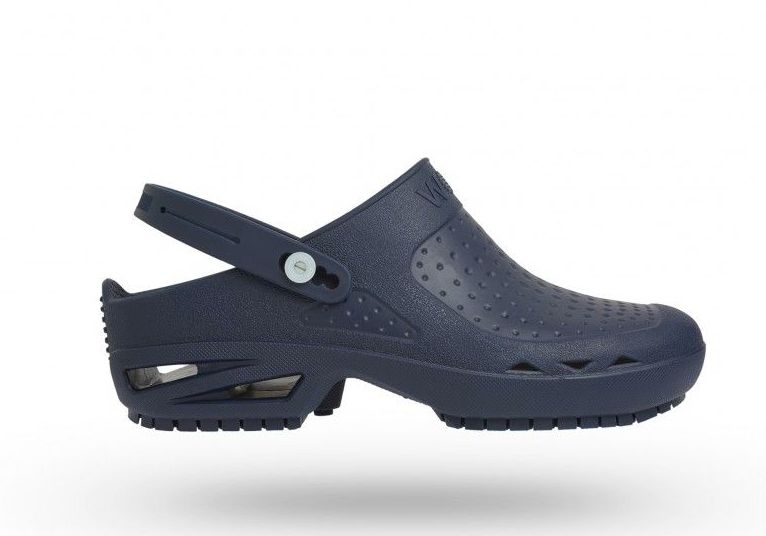Klomp Bloc open 01 met riem - Marineblauw - maat 34/35 - 1 paar