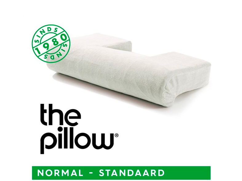 Pillow Normal standaard met zachte velours sloop - wit - 1 st