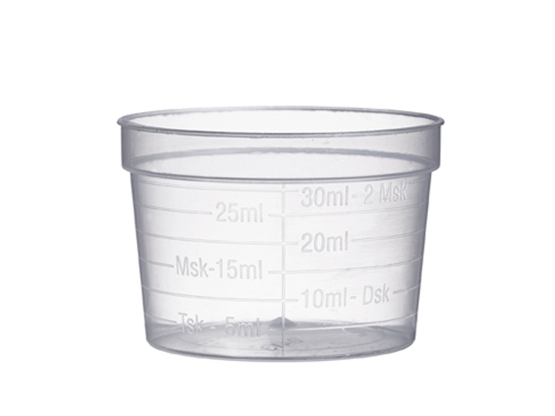medicatiepotjes - breed - 30 ml - transparant - 40 x 50 st