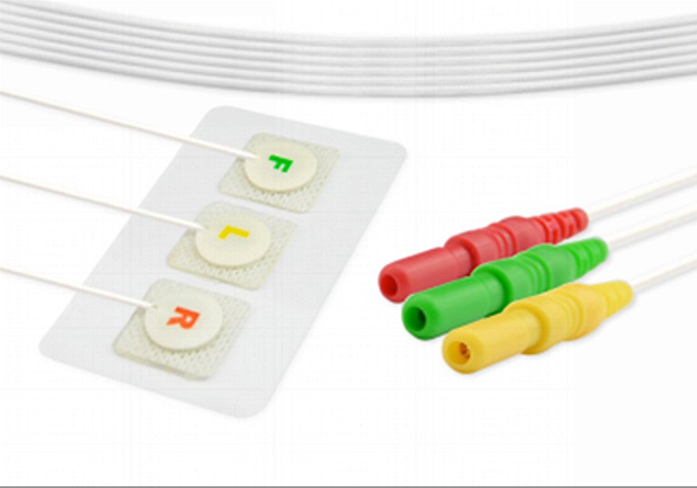 Electrode ECG radiotransparente à usage unique - 1 x 25 pcs