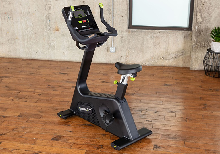 SportsArt Elite Line Eco-Natural C574U upright cycle - zelf aangedreven - LCD display