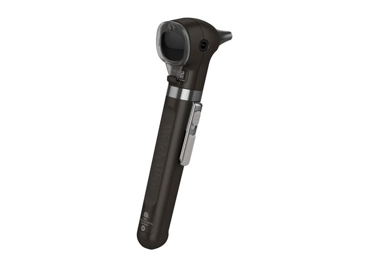 Welch Allyn SureColor™ LED otoscope de poche 2,5 V LED - avec poignée - sans piles - noir onyx - 1 pc