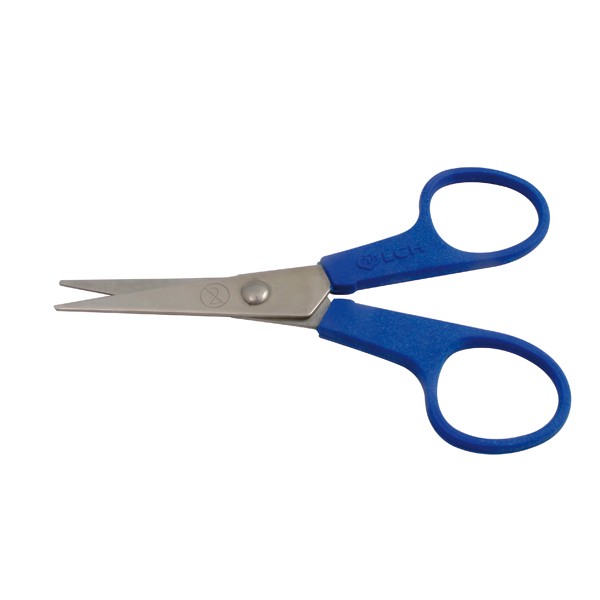 Standaardschaar scherp/scherp - wegwerp - steriel - 11 cm - 1 x 100 st