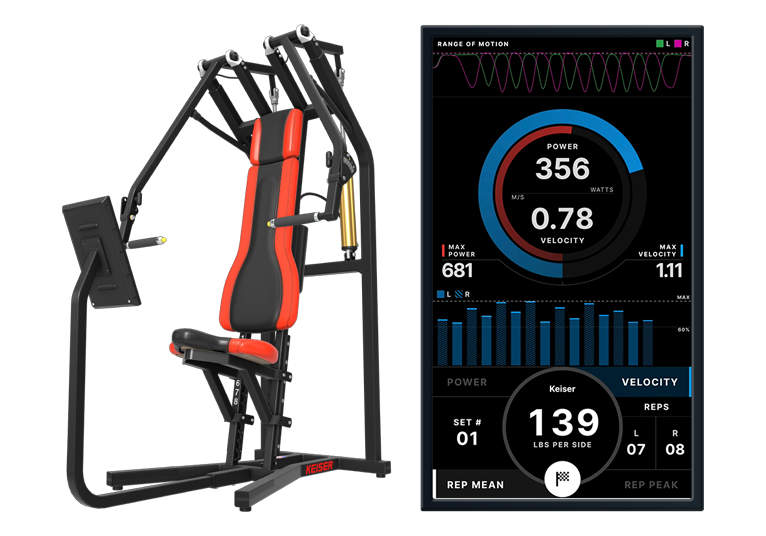 Keiser A400 - Presse pectorale Pro