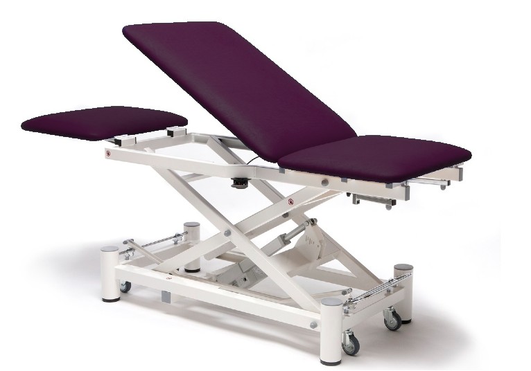 Onderzoekstafel Kombi Elite - elektrisch in hoogte verstelbaar - Aubergine - 1 st