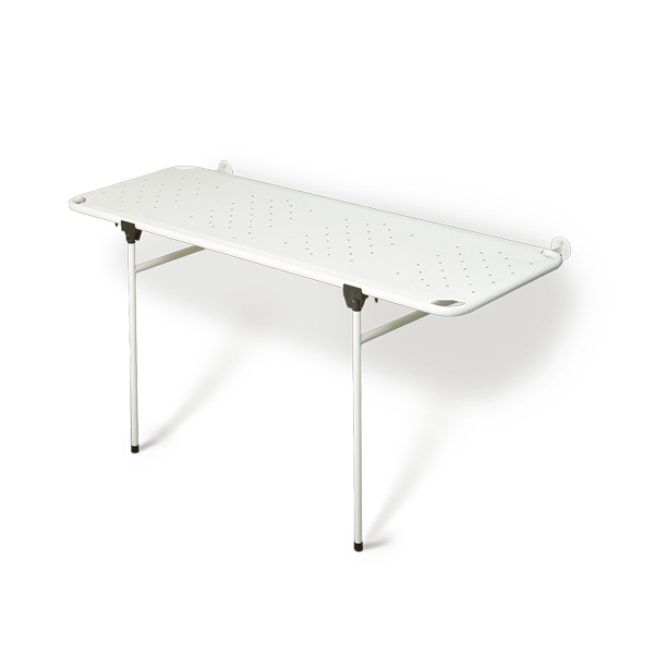Linido doucheraam - 1700 mm - rvs/wit - 1 st