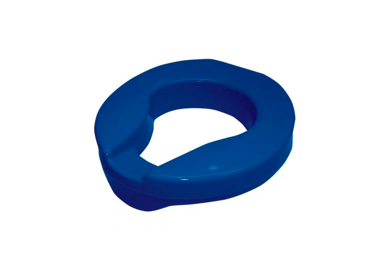 Toiletverhoger in contrastkleur - donkerblauw - 5 cm - 1 st
