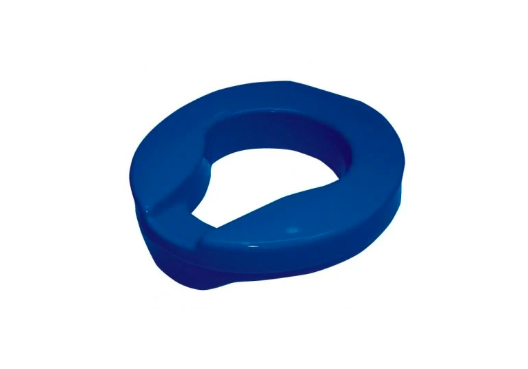 wc verhoger/toiletverhoger in contrastkleur - donkerblauw - 5 cm - 1 st