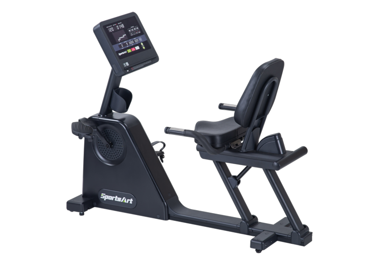 SportsArt Essentials Vélo couché Line Eco-Natural C565R - auto-alimenté - écran LED