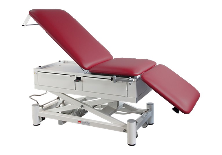 Onderzoekstafel Praxis 3 Comfort Elite - elektrisch in hoogte verstelbaar - Sienna - 1 st