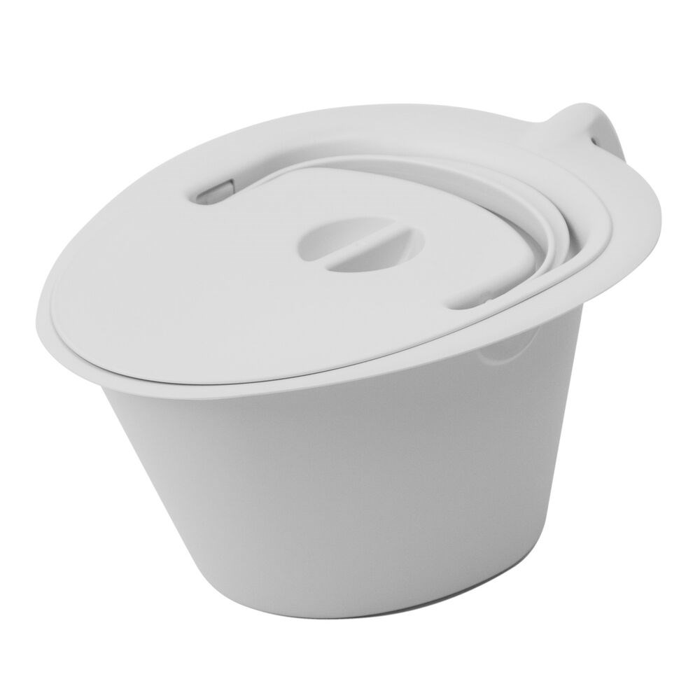 Deksel toiletpan Swift Commode grijs - 1 st