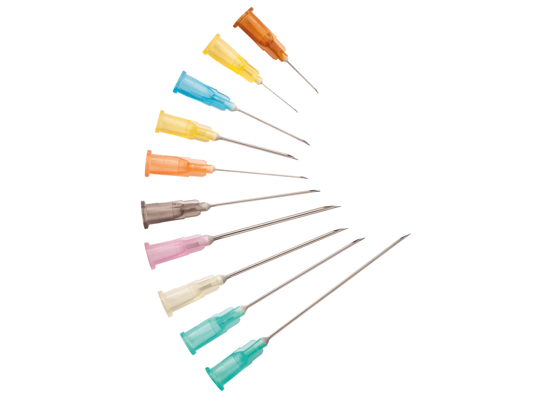 Agani™ naalden - 19G x 1 1/2" - korte punt - cream - 100 st