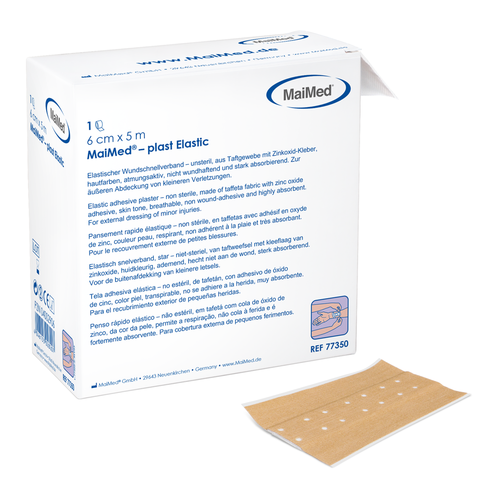 MaiMed® - Plast Elastic - niet-steriel - 6 cm x 5 m -  1 st