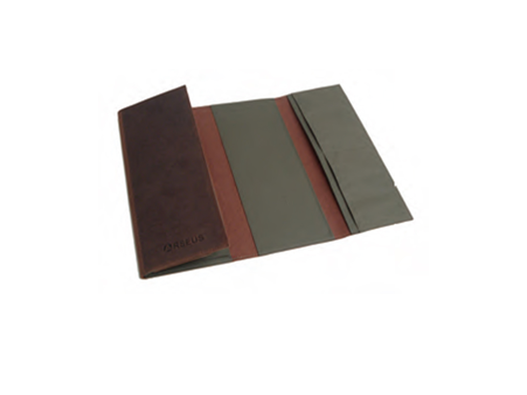 Porte-documents modèle Arseus - 4 parties - cuir de buffle - brun - 1 pc