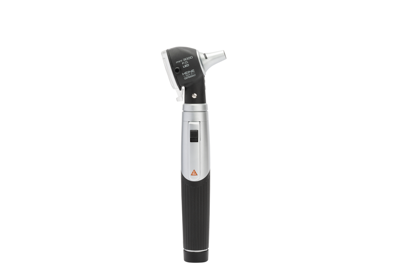 Heine set otoscope mini 3000 fo led - poignée à piles et spéculums - 1 pc