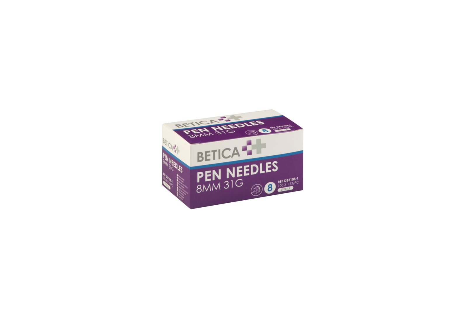 Aiguilles stylo - 31G x 8 mm - Quinta ETW - bleu - 100 pcs