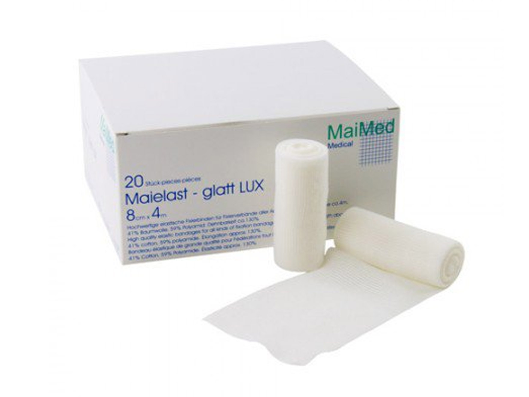 Maielast® haft glatt - bande cohésive - 4 cm x 4 m - 1 pc