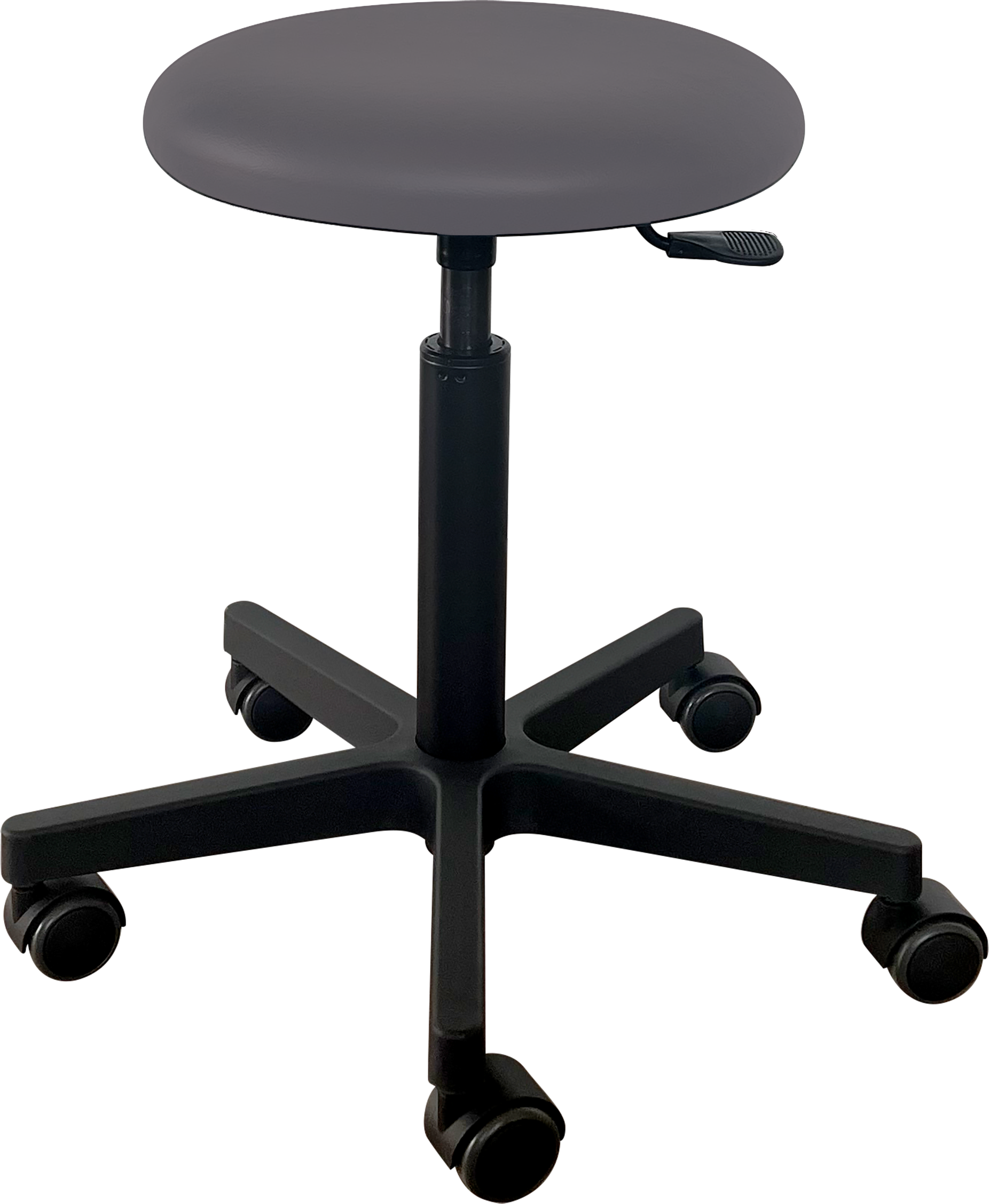 Tabouret Saar - zithoogte 60 - 86 cm - Titanium - 1 st