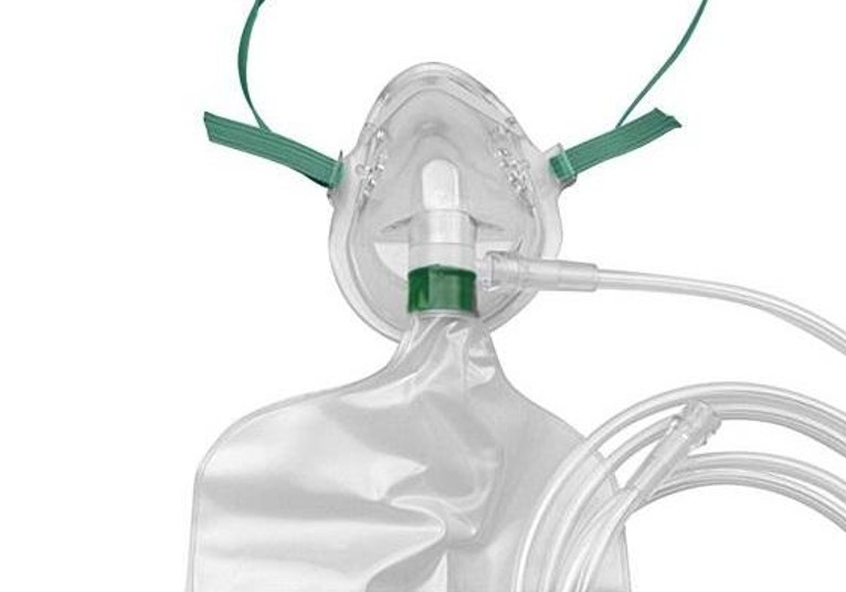 Pediatric Rebreather Masque (Under-The-Chin Style) + 2.1 m tubing - 1 x 50 pcs