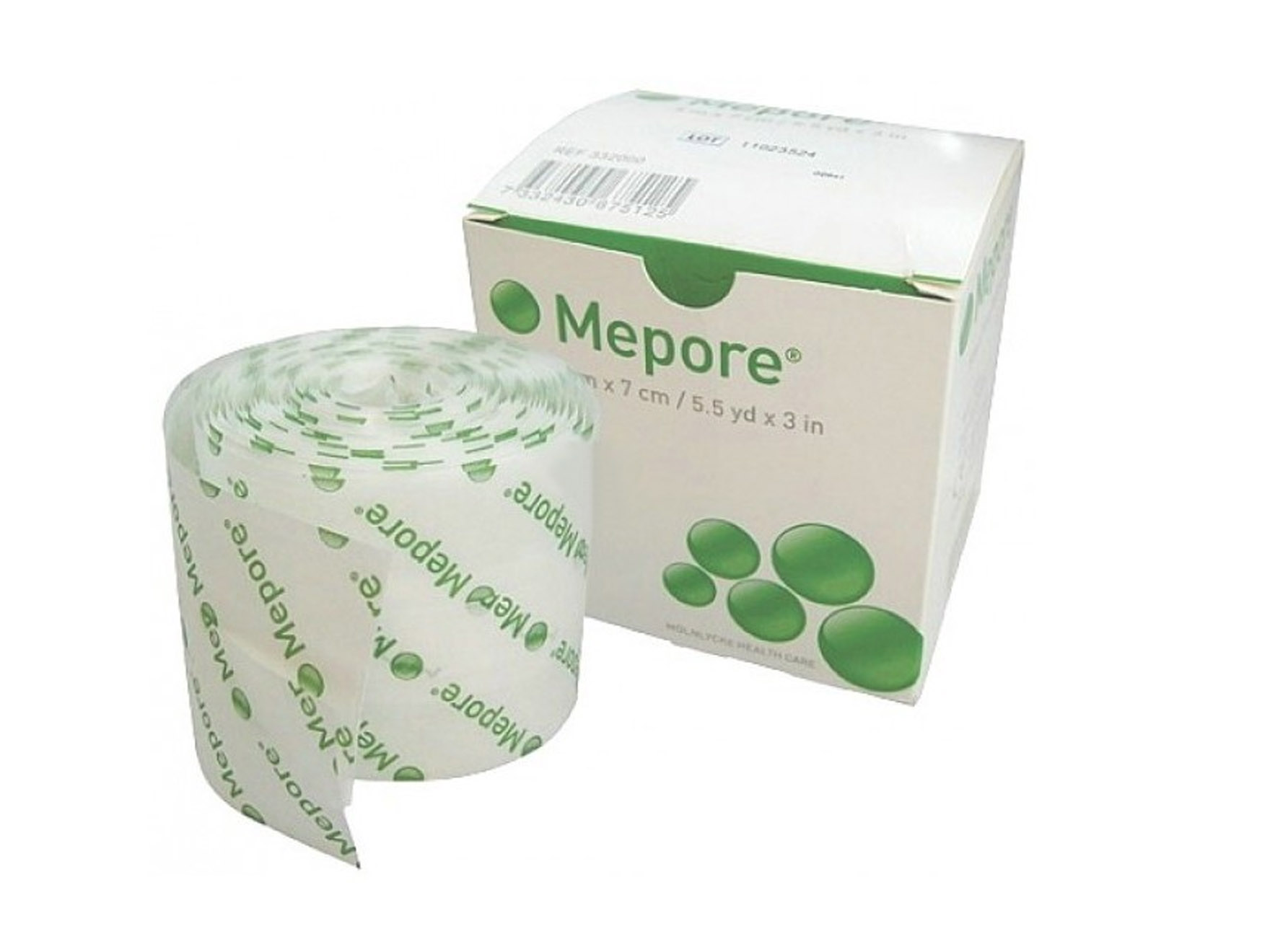 Mepore® - op rol - niet-steriel - 7 cm x 2 m - 1 st