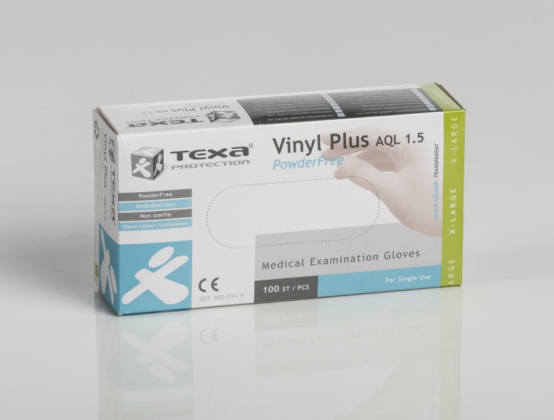 Handschoenen Vinyl - niet-steriel - poedervrij - wit 