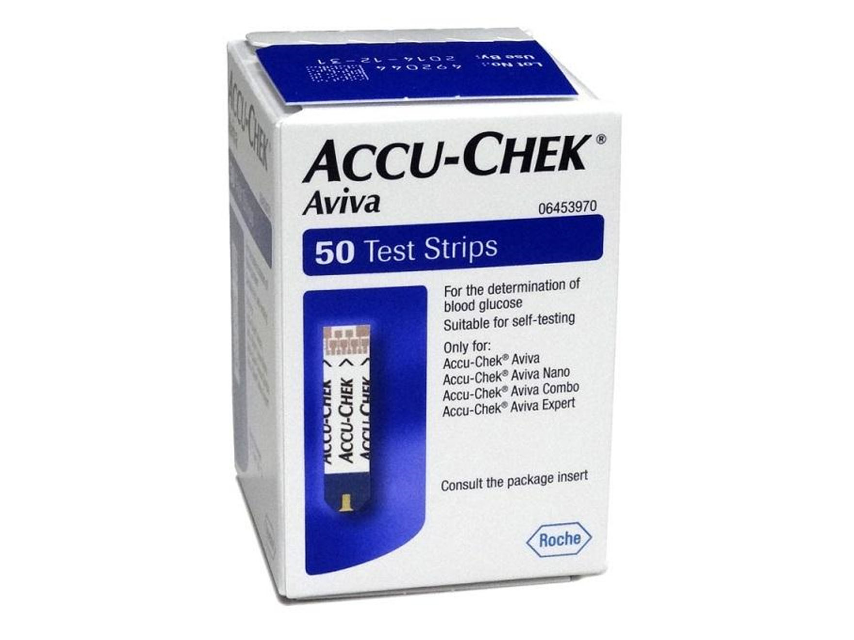 Accu-Chek Aviva - glucose teststrips - 1 x 50 st