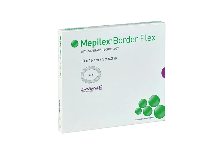 Mepilex® Border Flex - ovaal - 13 x 16 cm - steriel - 5 st