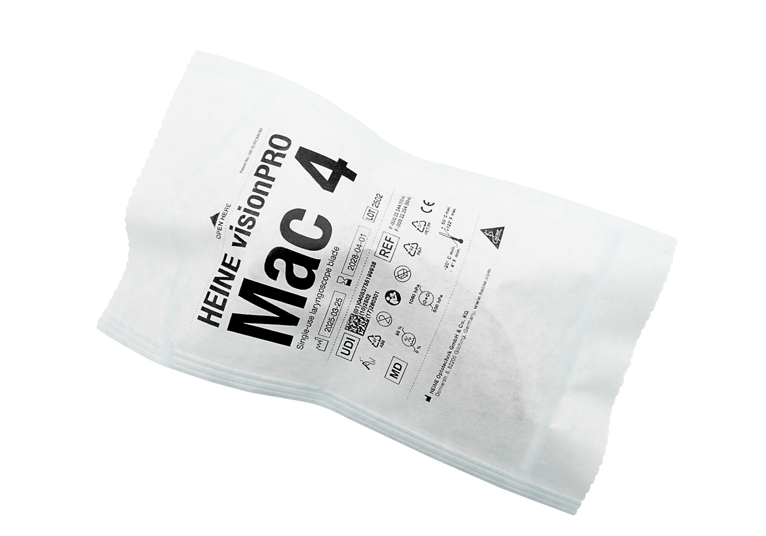 HEINE visionPRO Mac 4 - Single-Use laryngoscoopblad - 50 st