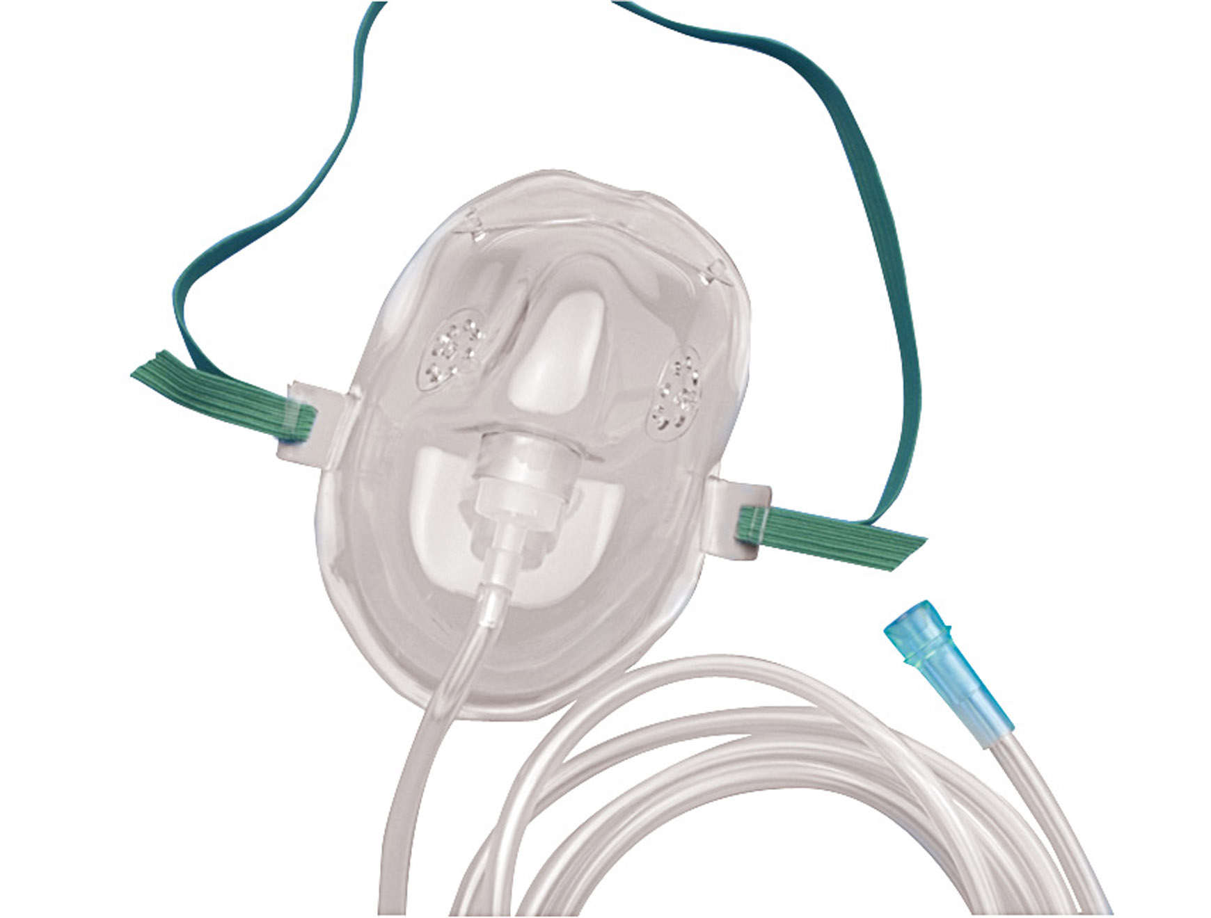 Pediatric Vinyl Oxygen Masker (Under-The-Chin Style) + 2.1 m tubing - 1 x 50 st