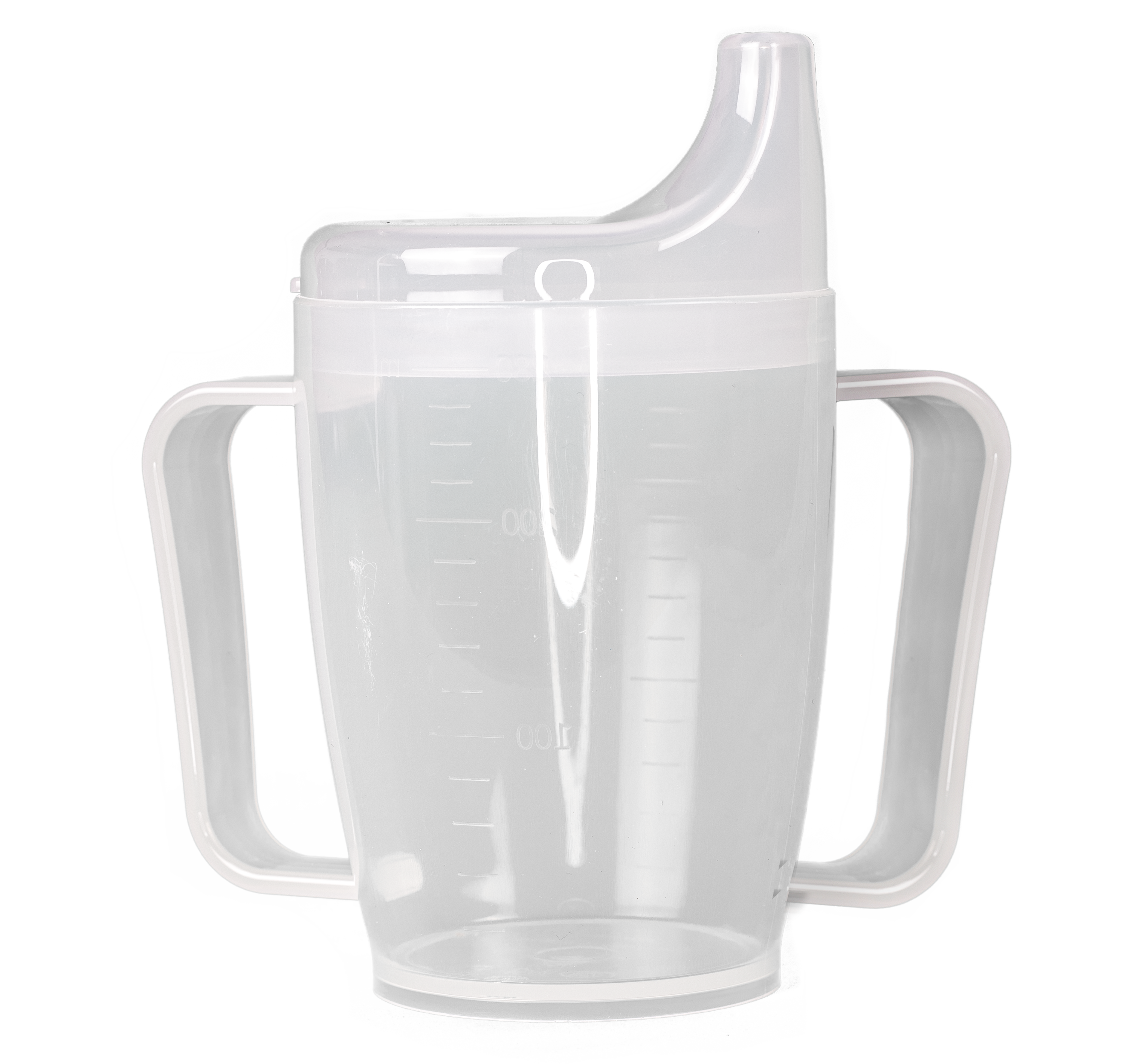 Beker - deksel 12 mm - transparant - 250 ml -1 st