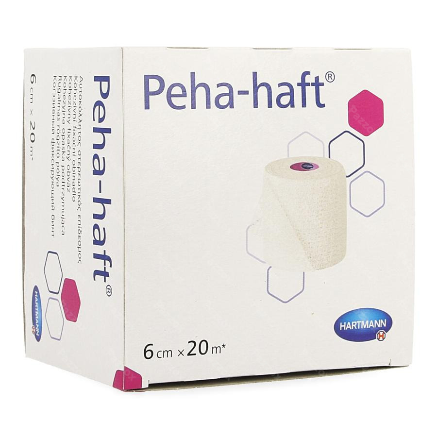 Peha-haft® - cohesieve windel - 6 cm x 20 m - 1 st